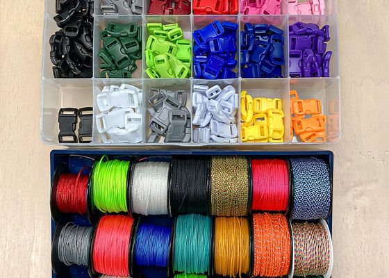 32strengen polyester Gevlechte Nylon die Kabel 12mm voor het Verpakken wordt aangepast
