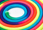 Regenboog Fluorescente Nylon Kabel 10mm Polyester Gevlecht Koord Met hoge weerstand